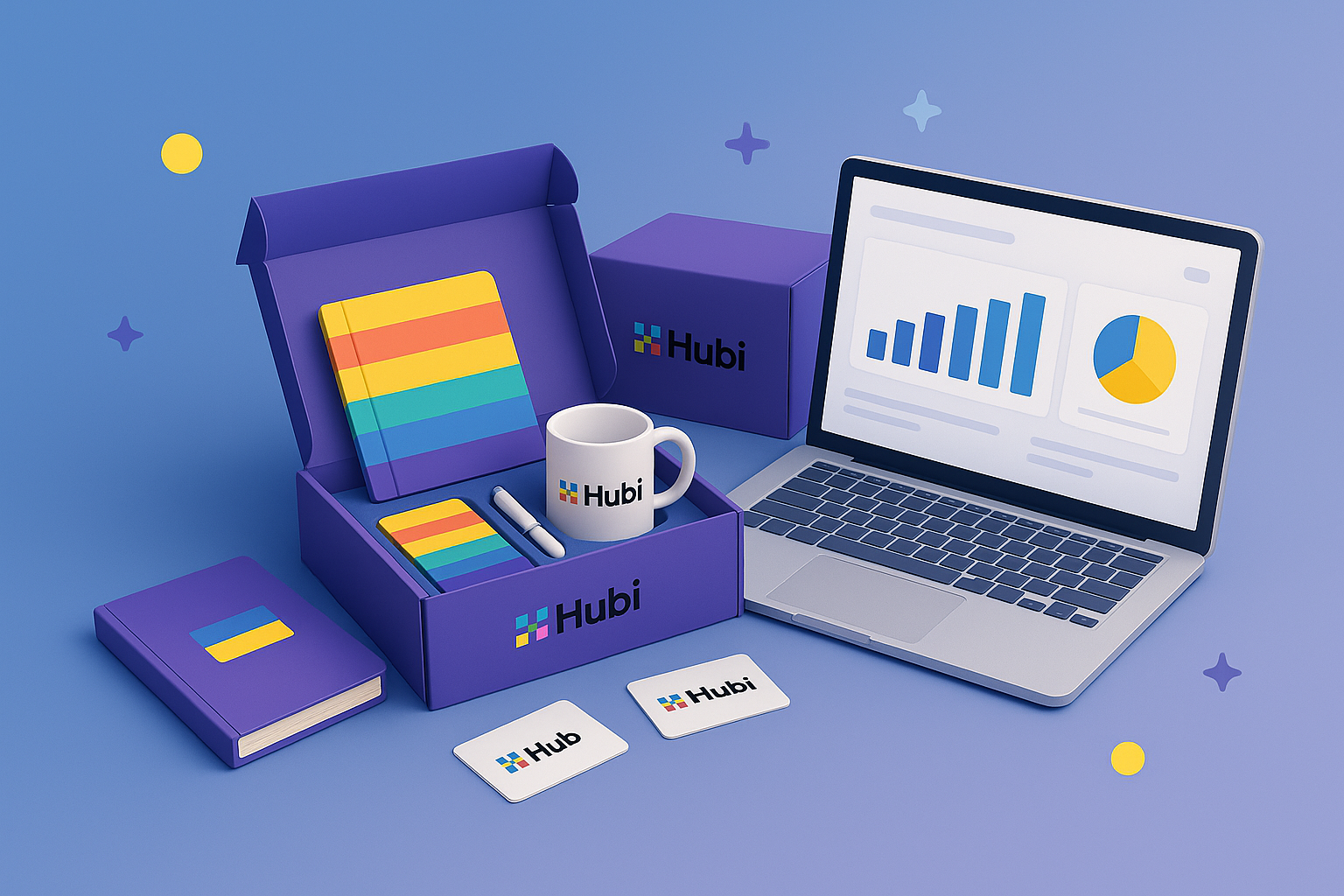 Kits promocionais para marketing